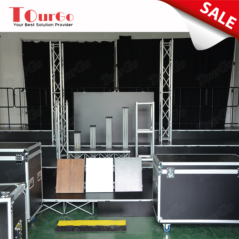 TourGo Cheap 290 mm Stage Truss Concert Stage Truss Compatibility with Global Truss