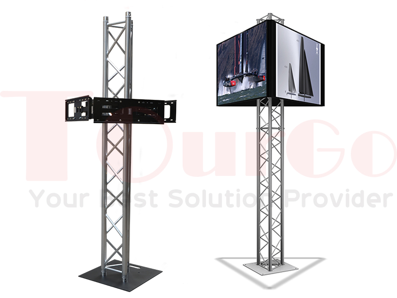 Triangle Aluminum TV Truss Stand for 45″ to 70″ LCD LED Plasma Screens