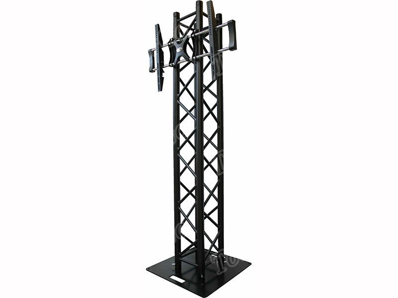 TourGo Aluminum Global Truss TV Stand Exhibition Equipment 290x290mm Square Spigot TV Stand Truss