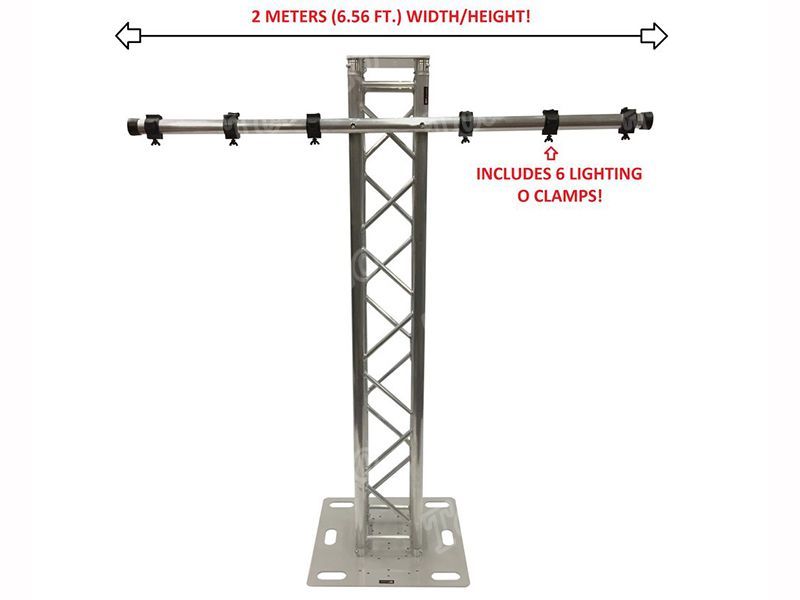 TourGo Aluminum TV Stand for LCD and LED Truss