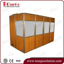 TourGo 3 Person Portable Soundproof Simultaneous Interpretation Booth