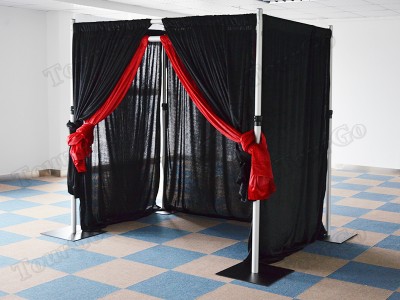 Photo Booths – Pipe and Drape Photo Booth Kits