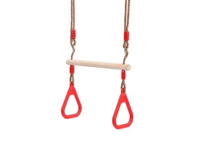 Trapeze Swing Bar Rings/ Training Plastic Gym Ring/Gymnastic Rings With Pull-Up Bar