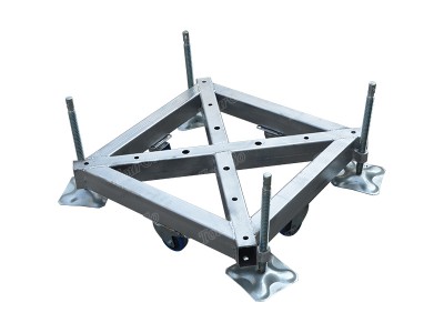 TourGo Screw Bolt Truss Basement Steel, 4 x Wheels