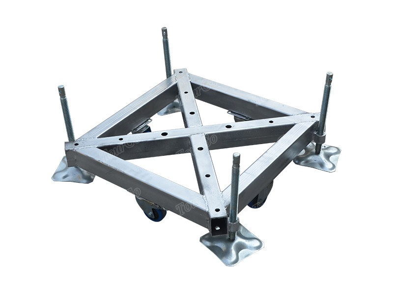 TourGo Screw Bolt Truss Basement Steel, 4 x Wheels