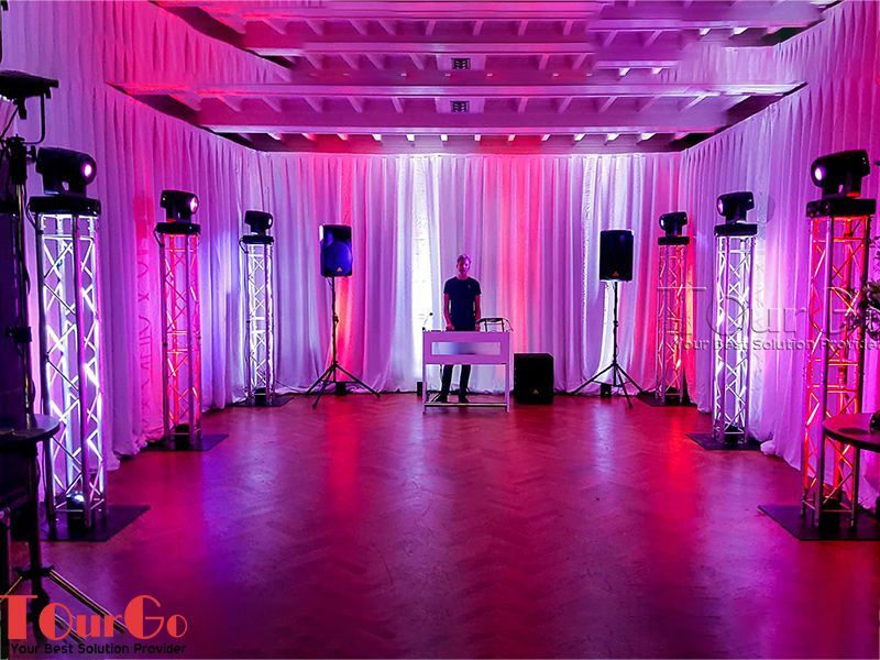 TourGo Aluminum DJ Lighting Totem Truss