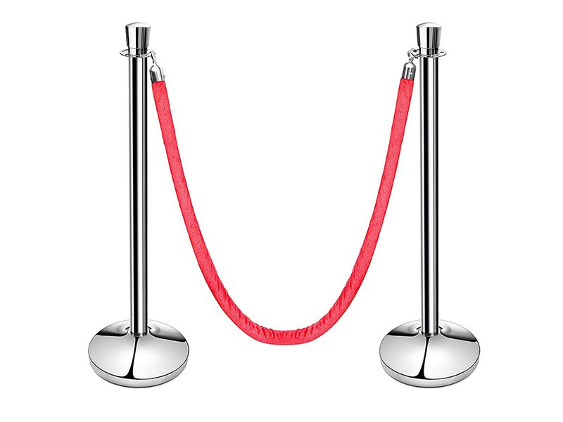 Tulip Top Stainless Steel Stanchions Barriers-1