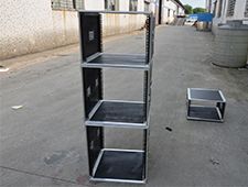 12U Space Rack Case With Double Door DJ Mixer Cabinet For Audio Equipment