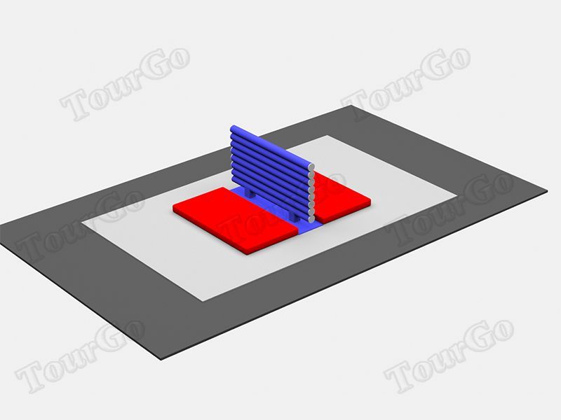 UP AND OVER WALL–Ninja Obstacle Elements