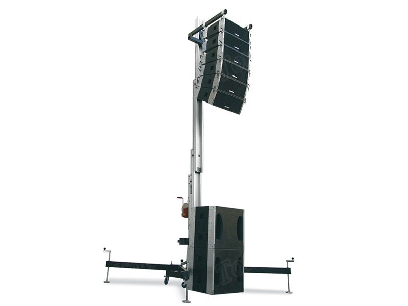 TourGo Portable Mini Aduio Line Array Speaker Tower Truss, Max 280kg with 7.9m