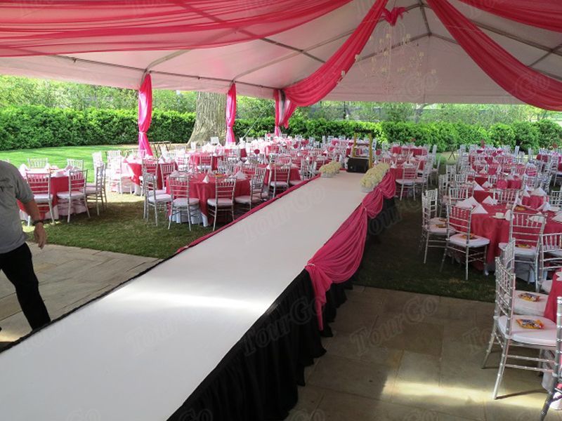 TourGo Wedding Stage Hire with Mobile Stage Skirt & Portable Platforms on Sale