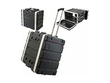 19 Inches Depth ABS Rack Case 4U 6U 8U 10U 12U With Handles And Wheels