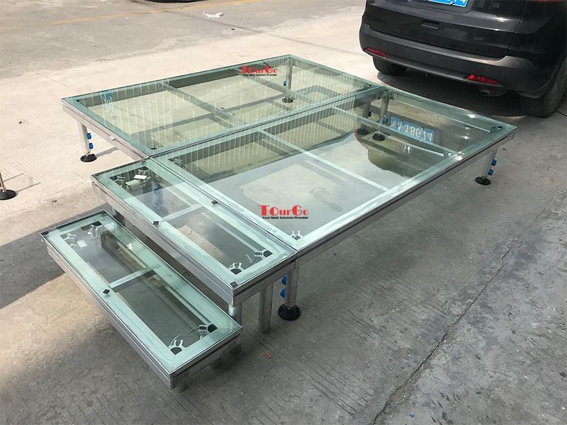 1x2m Transparent Plexiglass Stage Platform For Event