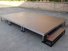 Tourgo 4 x 4ft Aluminum Portable Quick Stage Platform