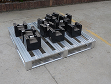 4 Way Durable Stackable Aluminium Pallet for Warehouse and Logistic Transportation