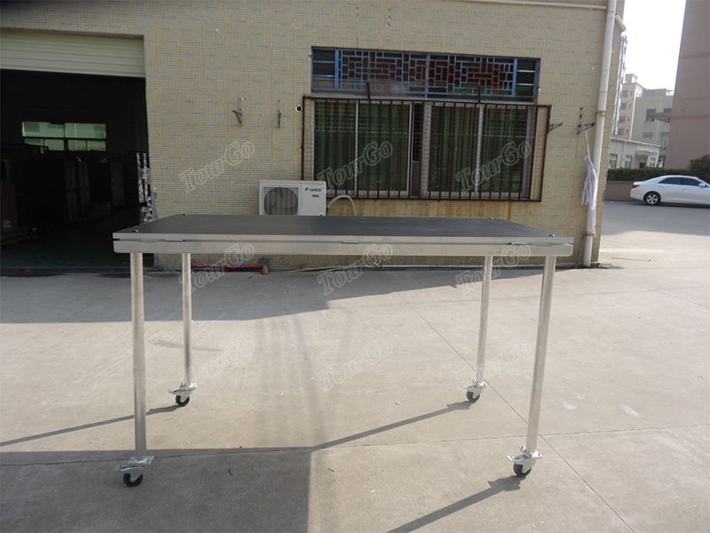 Non-slip Industrial Material Stage Platform With Wheels