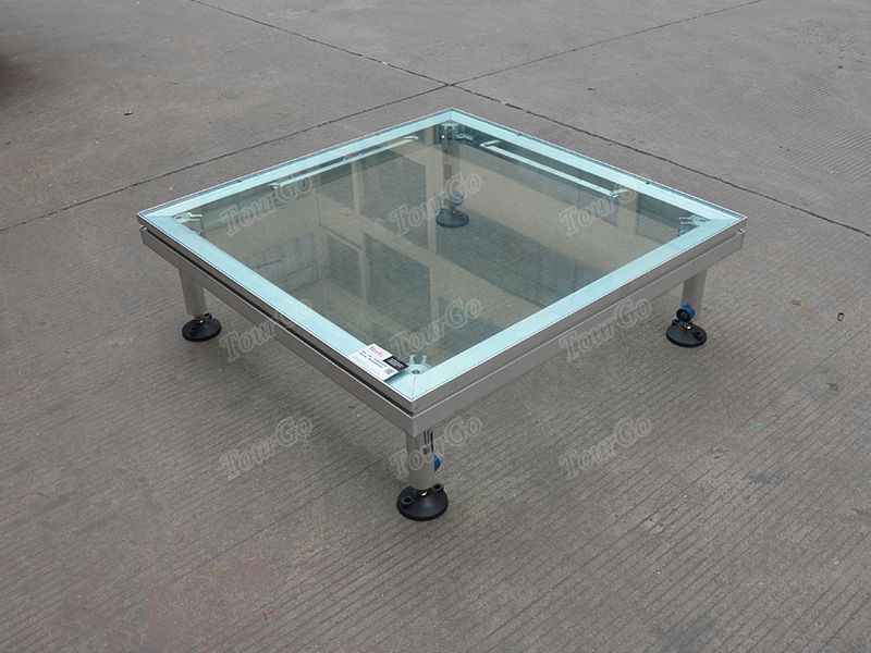 Transparent Aluminum Stage Acrylic Glass Stage Platform For Event