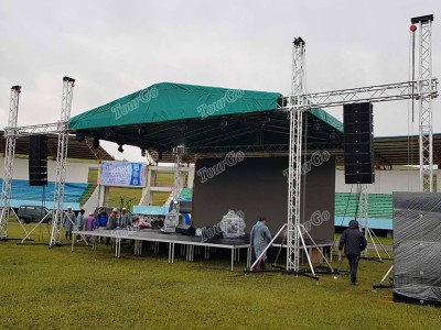 Tourgo Outdoor Aluminum Event Stage Roof Truss With Canopy