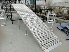 New Style Folding Aluminum Ladder Ramp for Stage Platform