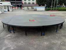 Aluminum Round Beyond Stage System For Outdoor Event