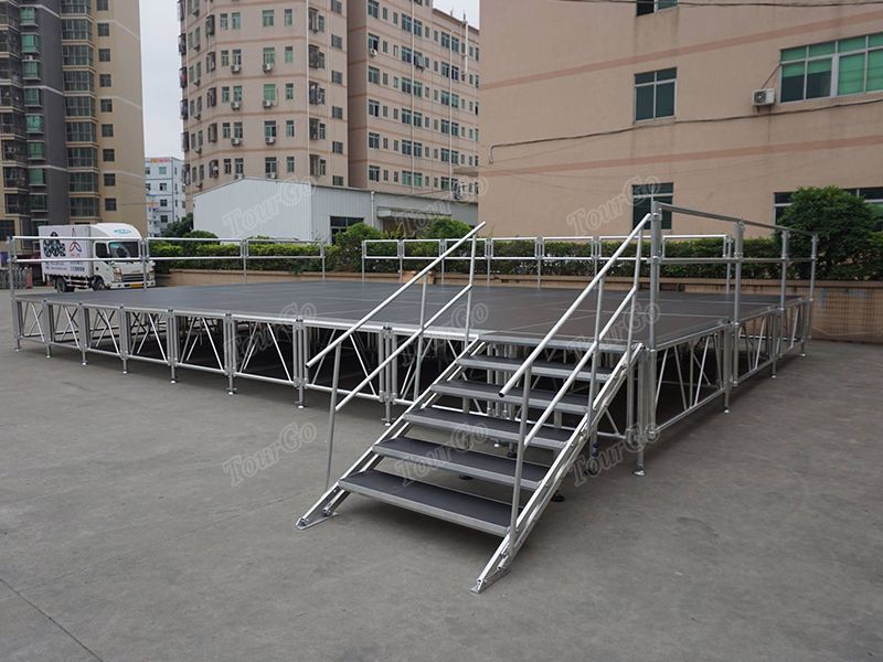 TourGo Mobile Aluminum Portable Stage for Sale