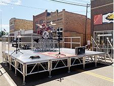 Wedding Event Portable Stage Platform / Aluminum Performance Stage