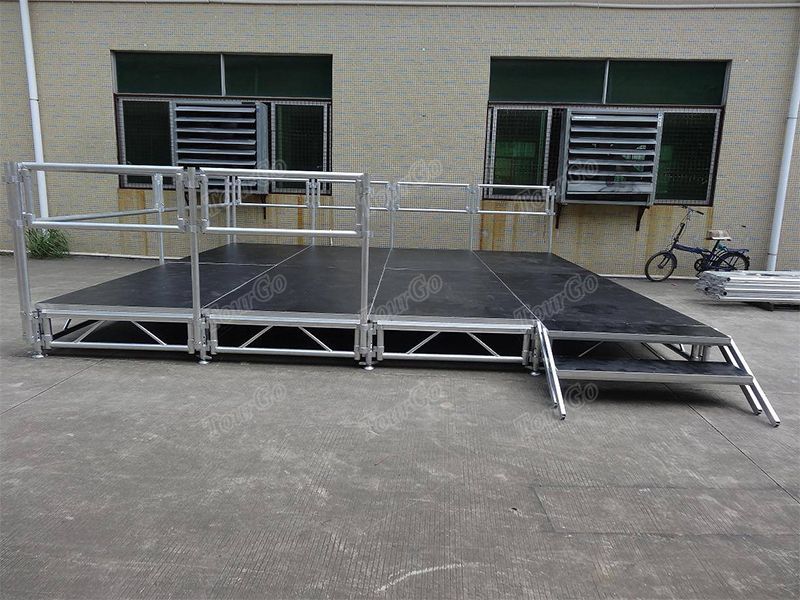 TourGo Outdoor Stages Folding Portable Aluminum Truss Platform