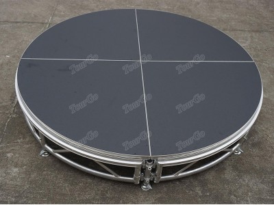 Tourgo Outdoor Aluminum Portable Round Stage Platform For Event