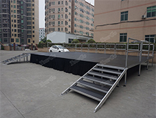 Aluminum Quick Assembly Non-slip Stage Platform 1.22*1.22m