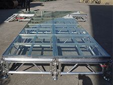 Acrylic Adjustable Festival Tempered Glass Stage Concert Stage