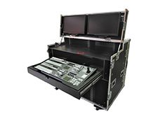 Portable Audio/Video Workstation Road Case