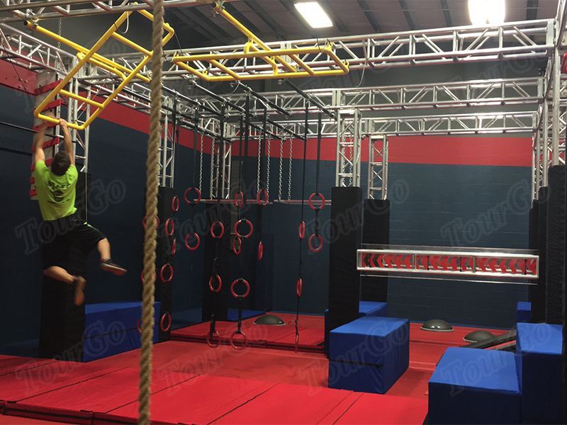 TourGo American Ninja Warrior Obstacle Course for kids and adults