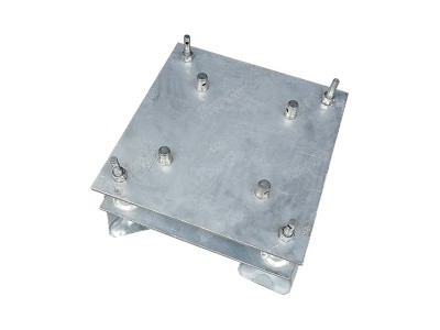 TourGo Triangle / Square Stage Aluminum Base Plate for Spigot Truss