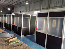 Black Full Size Translation Booth