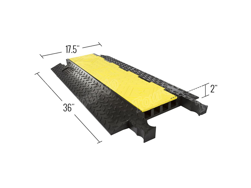 Yellow Jacket Ramp 4-Channel Yellow Jacket Cable Protector Ramps for 1.25″ diameter cables ...