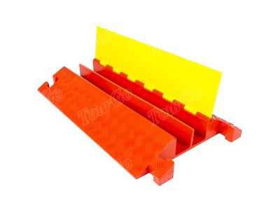 2-Channel Linebacker Cable Protector Ramps for 3.25″ diameter cables
