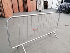 Safety Crowd Control Barriers / Traffic Barricades For Event Fencing