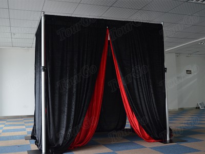 TourGo weddings custom circle pipe and drape kits wholesale