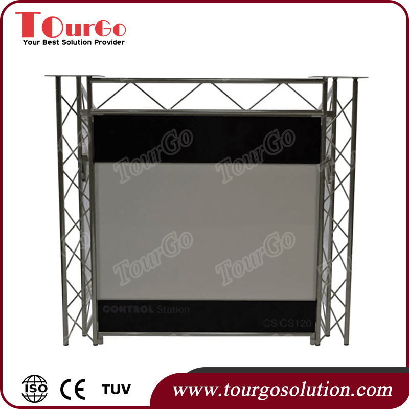 TourGo Customized Aluminum Portable DJ Booths Truss On Sale