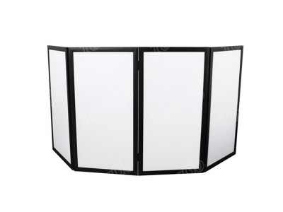 TourGo Scrim Werks 48x46in White DJ Stage Facade