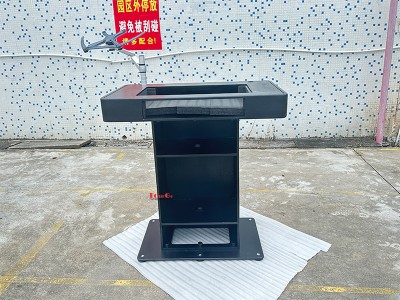 TourGo Black DJ Stand Control Tower DJ Podium Flight Cases