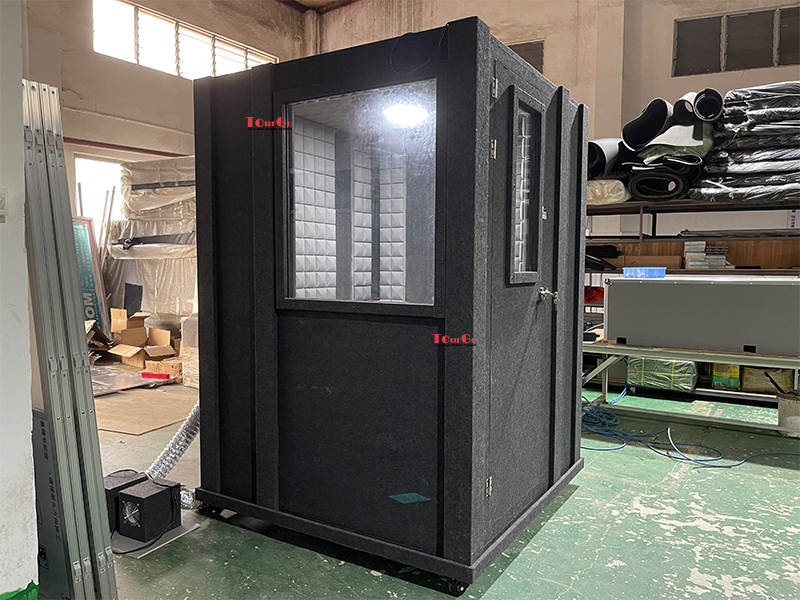 double wall recording booth-4
