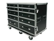 TourGo 7 Drawer Audio Sound Tech Production Utility Road Tour Stage Case