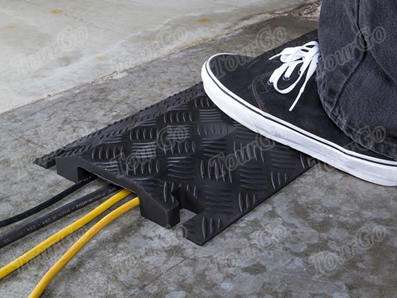 Extra-Wide Channel Drop-Over FastLane Cable Protector for 1″ diameter ...