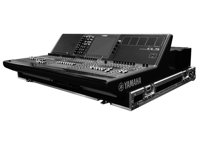 Yamaha Mixer Cases for Yamaha CL5 digital mixing consoles With Doghouse and Casters