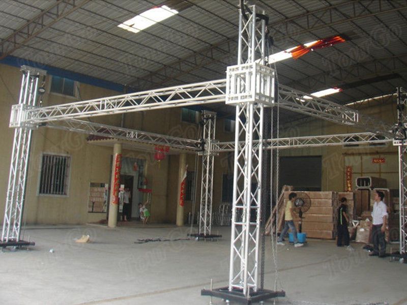 Tourgo Portable Aluminum Spigot Small Stage Lighting Truss - TourGo ...
