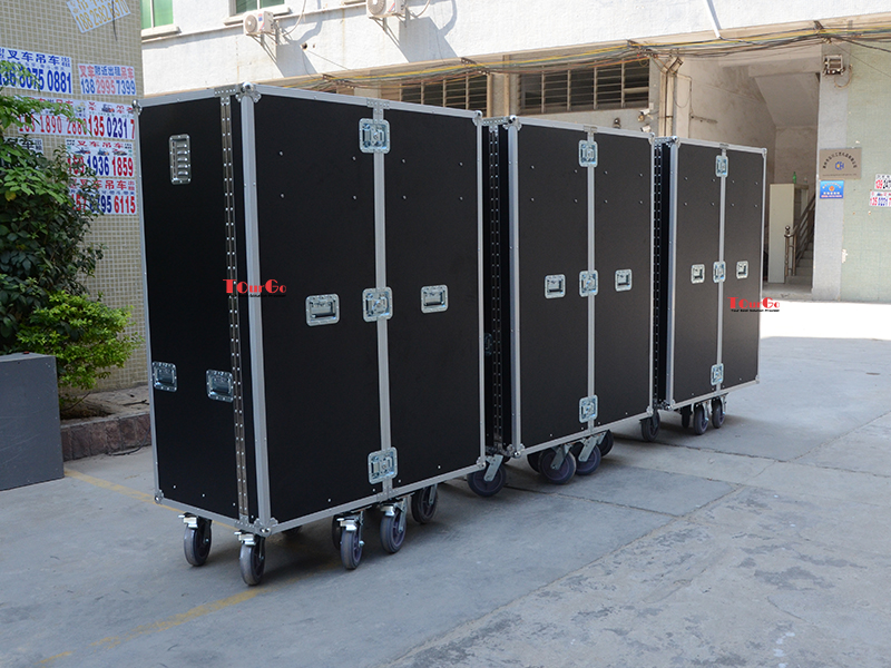 Portable Mobile Aluminum Tack Trunk / Double Door Saddle Tack Locker Case