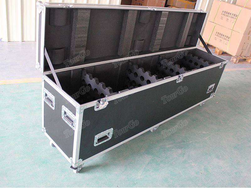 Road Case Package For 20pcs 8-14ft Upright