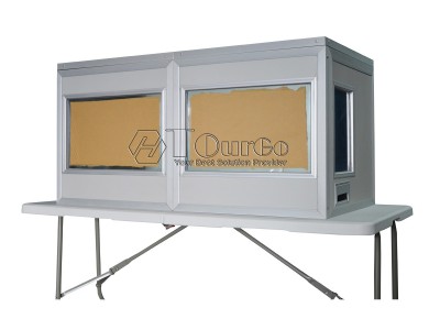 folding table for tabletop booths