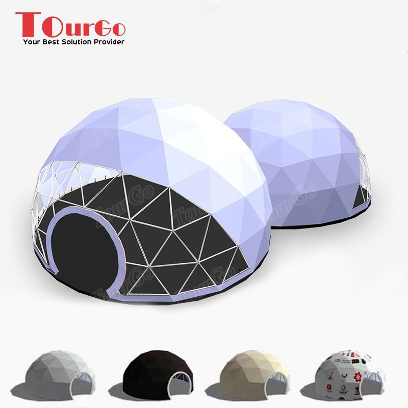 Half Clear Transparent Geodesic Dome -Shelter Geodesic Dome Tent for Sale